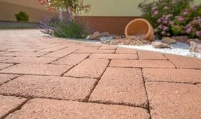 Patio 5 cm červený melír